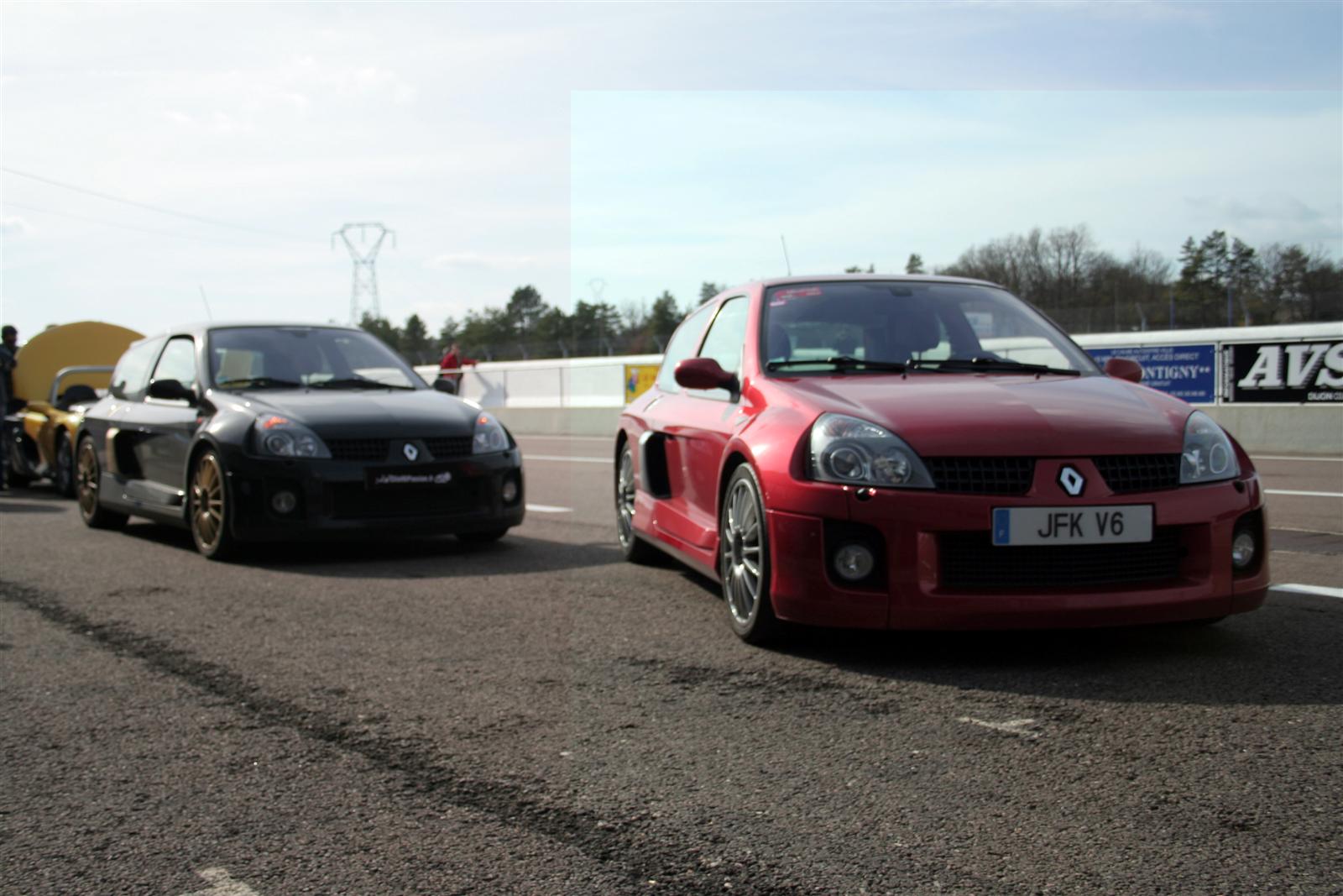 sortie dijon-prenois clio v6 passion - 11 mars 2007